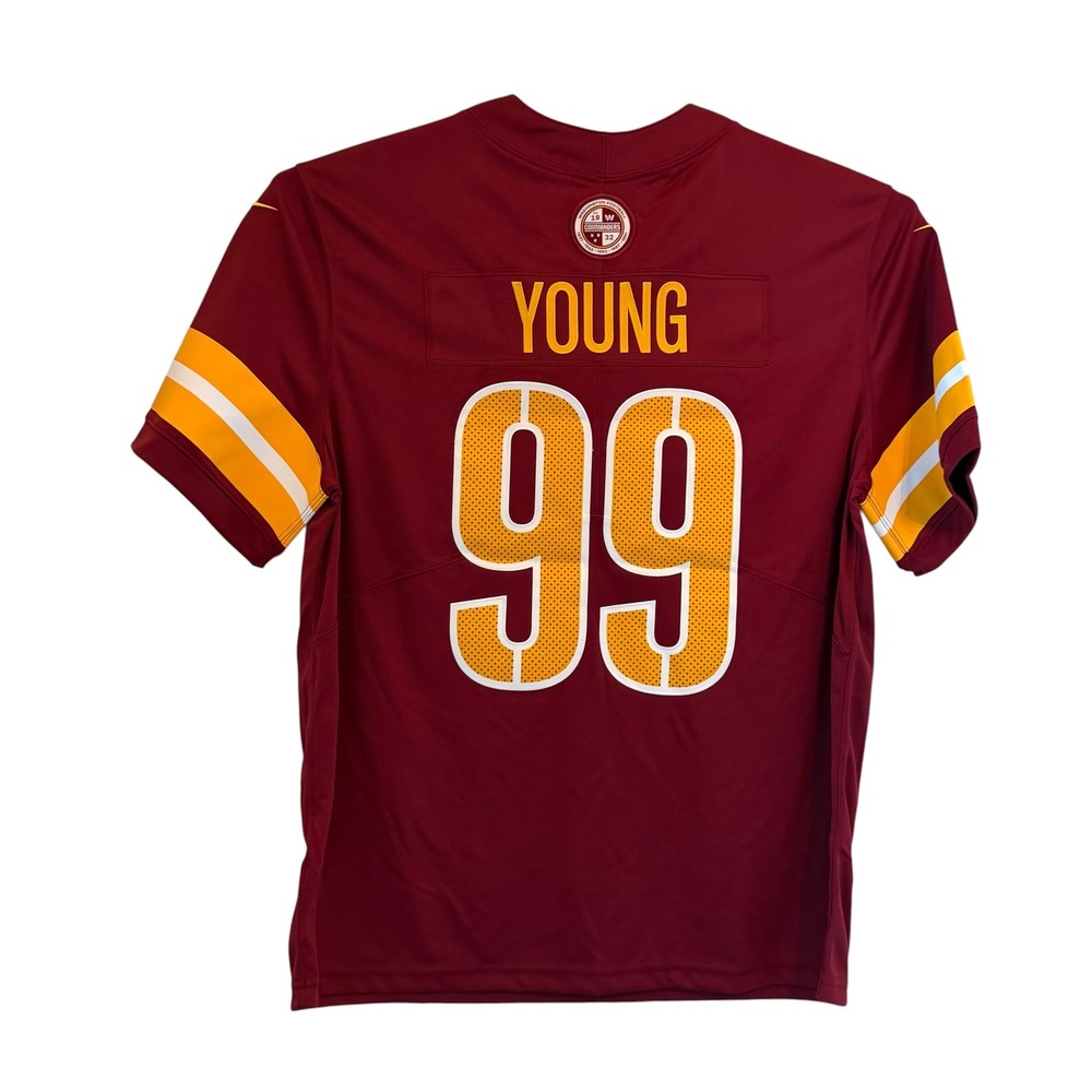 Nike Vapor Washington Commanders Chase Young 99 On Field Jersey Burgundy XL NEW - Picture 5 of 13